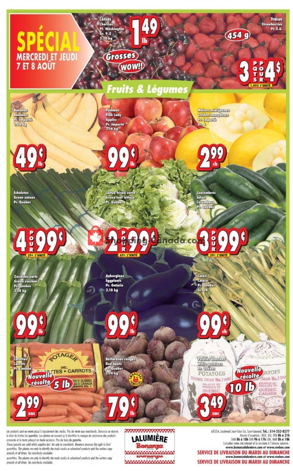 Bonanza Lalumière flyer from Wednesday August 7, 2019 to Tuesday August 13, 2019 - page 4