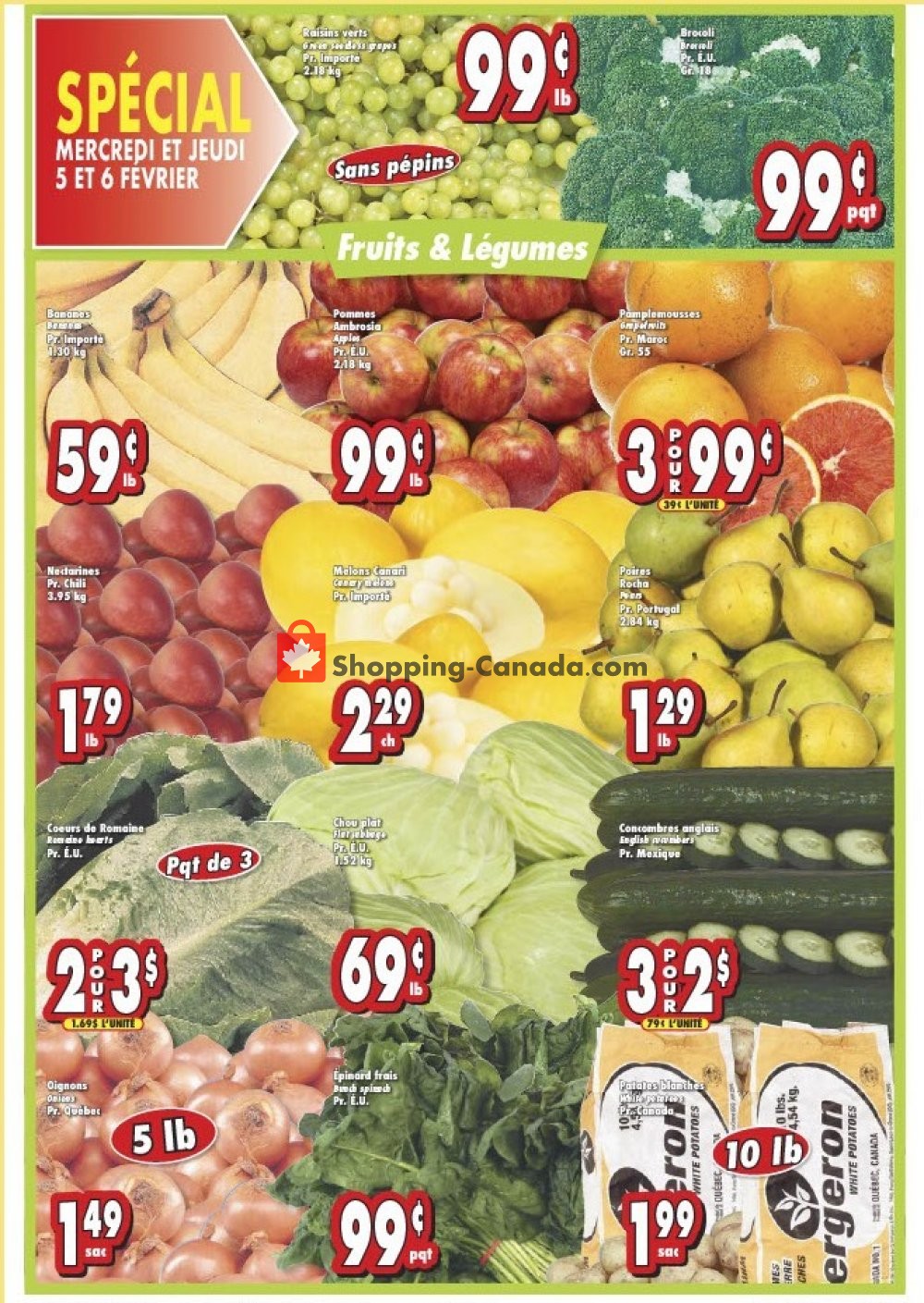 Bonanza Lalumière flyer from Wednesday February 5, 2020 to Tuesday February 11, 2020 - page 4