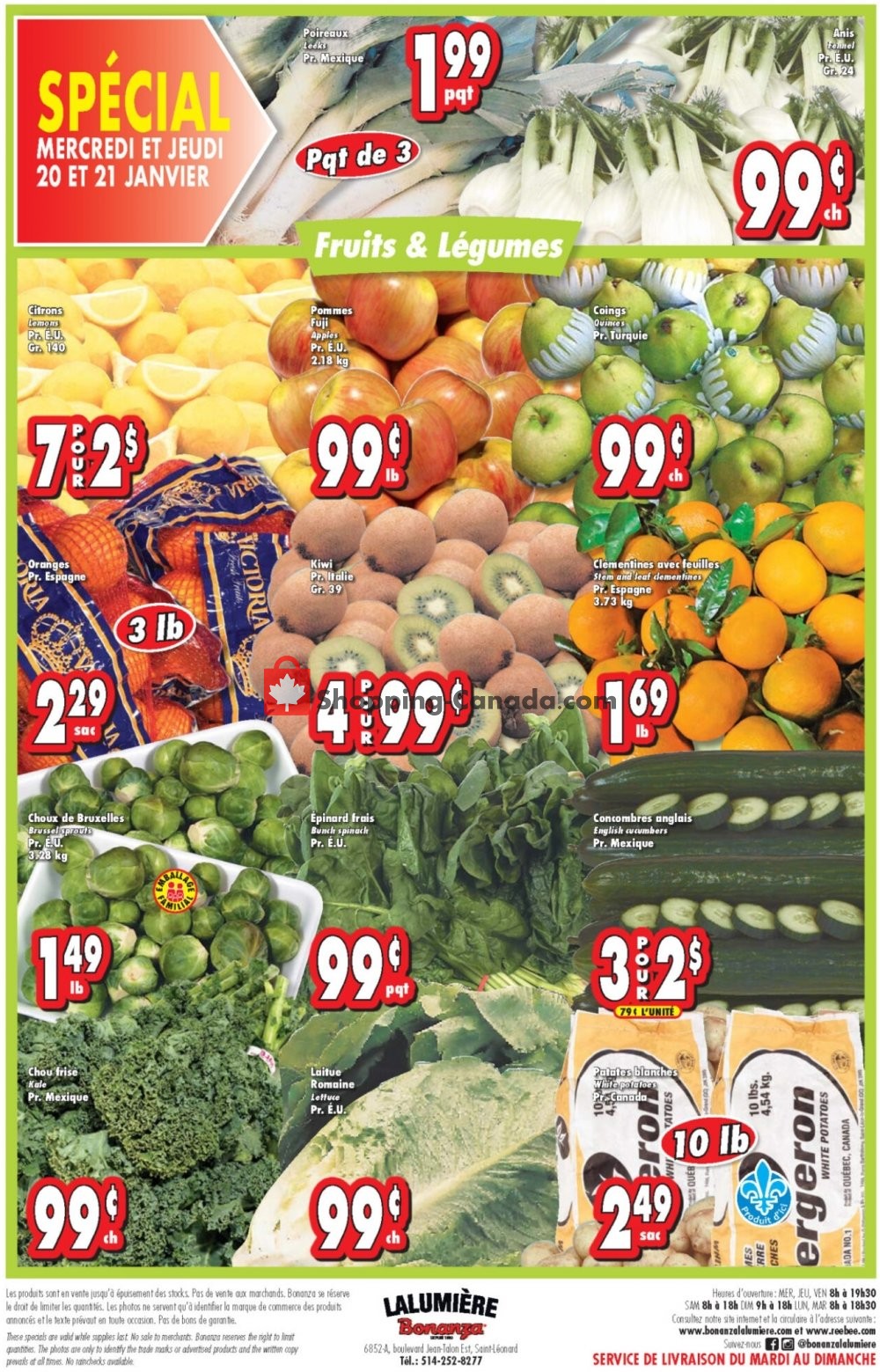 Bonanza Lalumière flyer from Wednesday January 20, 2021 to Tuesday January 26, 2021 - page 4