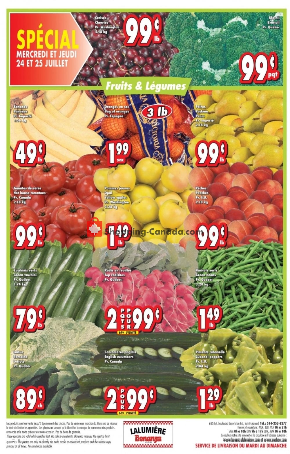 Bonanza Lalumière flyer from Wednesday July 24, 2019 to Tuesday July 30, 2019 - page 4