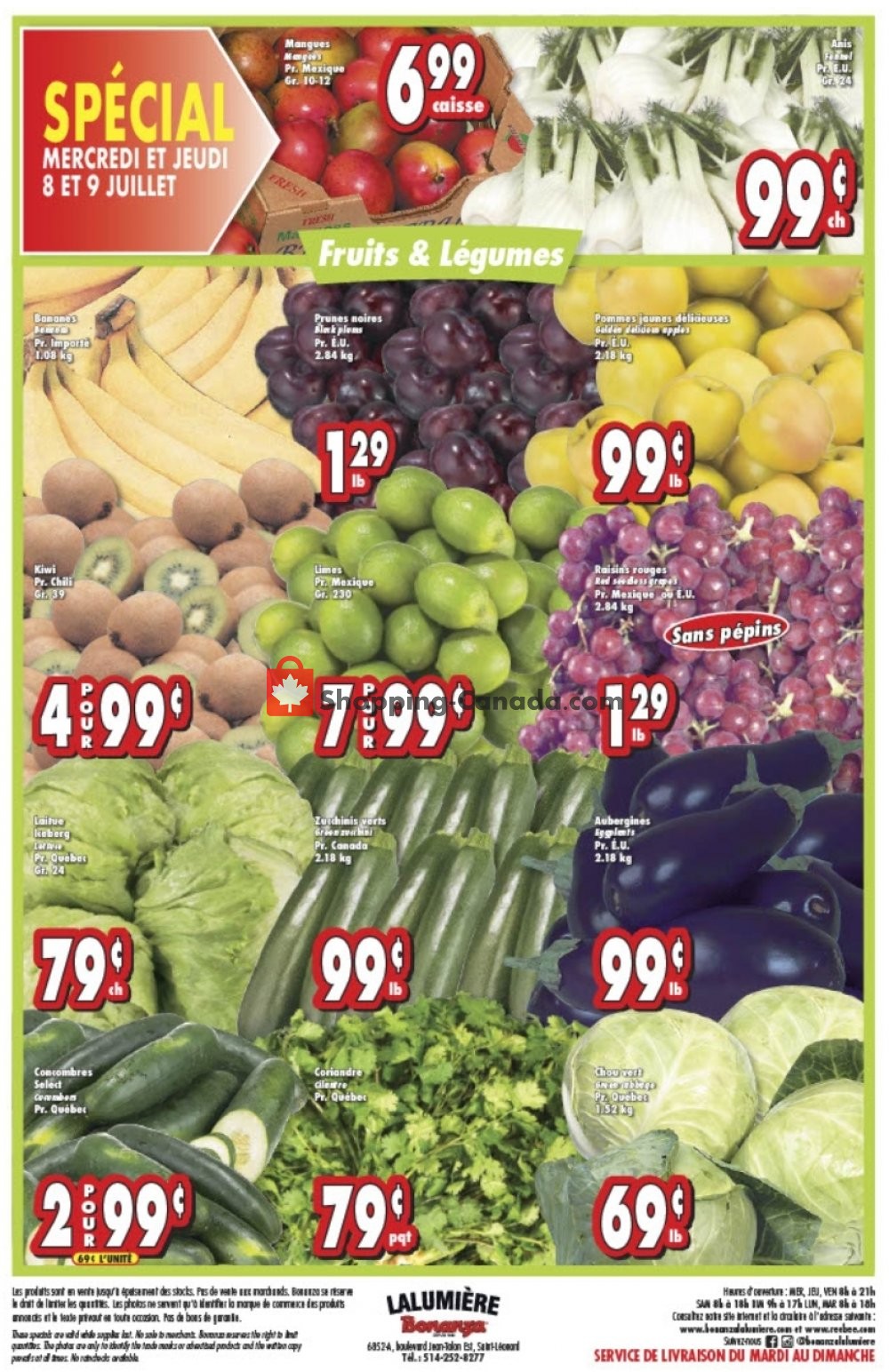 Bonanza Lalumière flyer from Wednesday July 8, 2020 to Tuesday July 14, 2020 - page 4