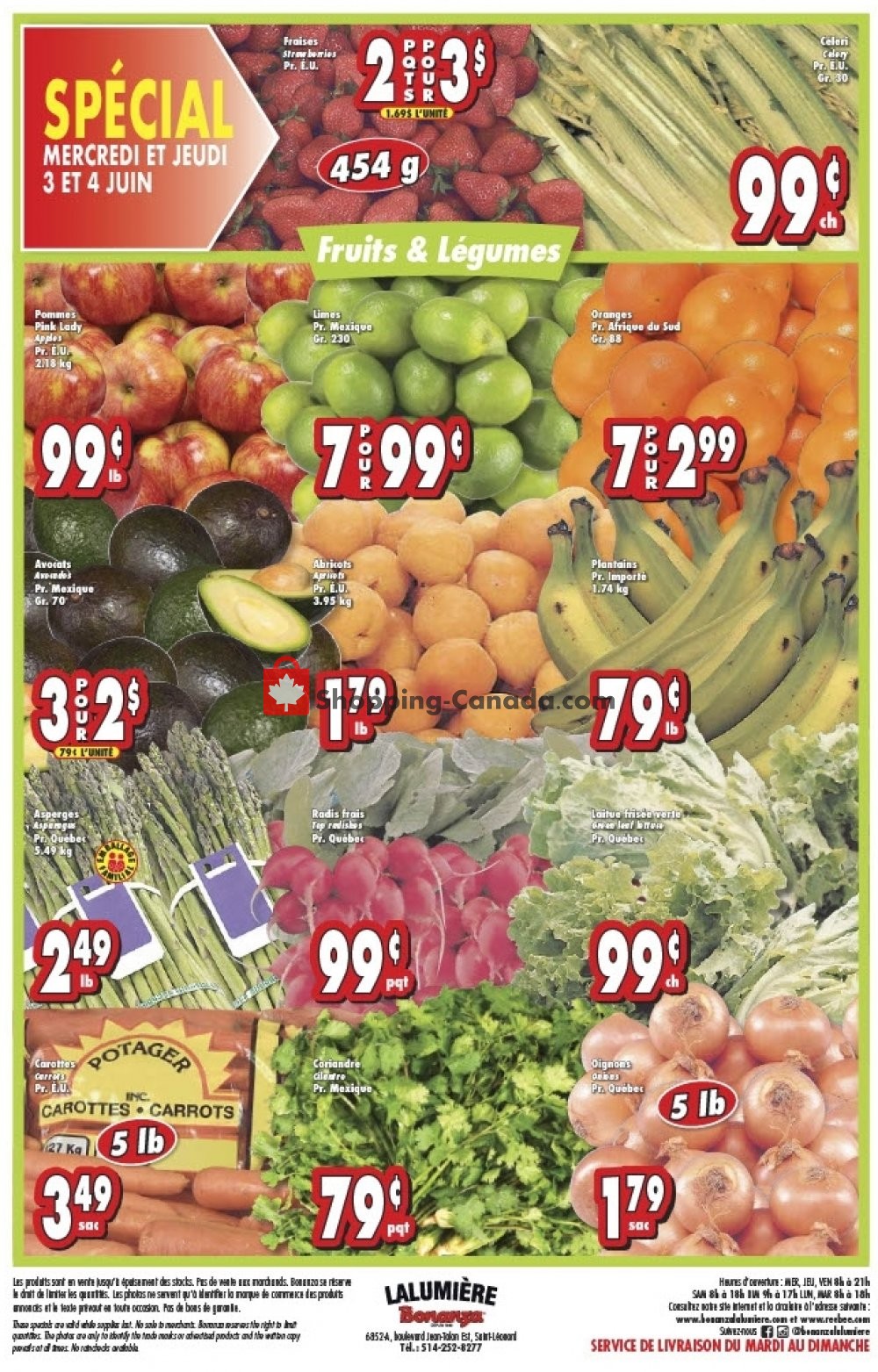 Bonanza Lalumière flyer from Wednesday June 3, 2020 to Tuesday June 9, 2020 - page 4