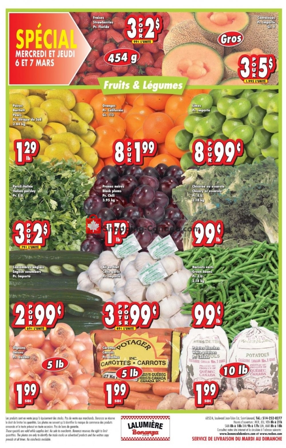 Bonanza Lalumière flyer from Wednesday March 6, 2019 to Tuesday March 12, 2019 - page 4