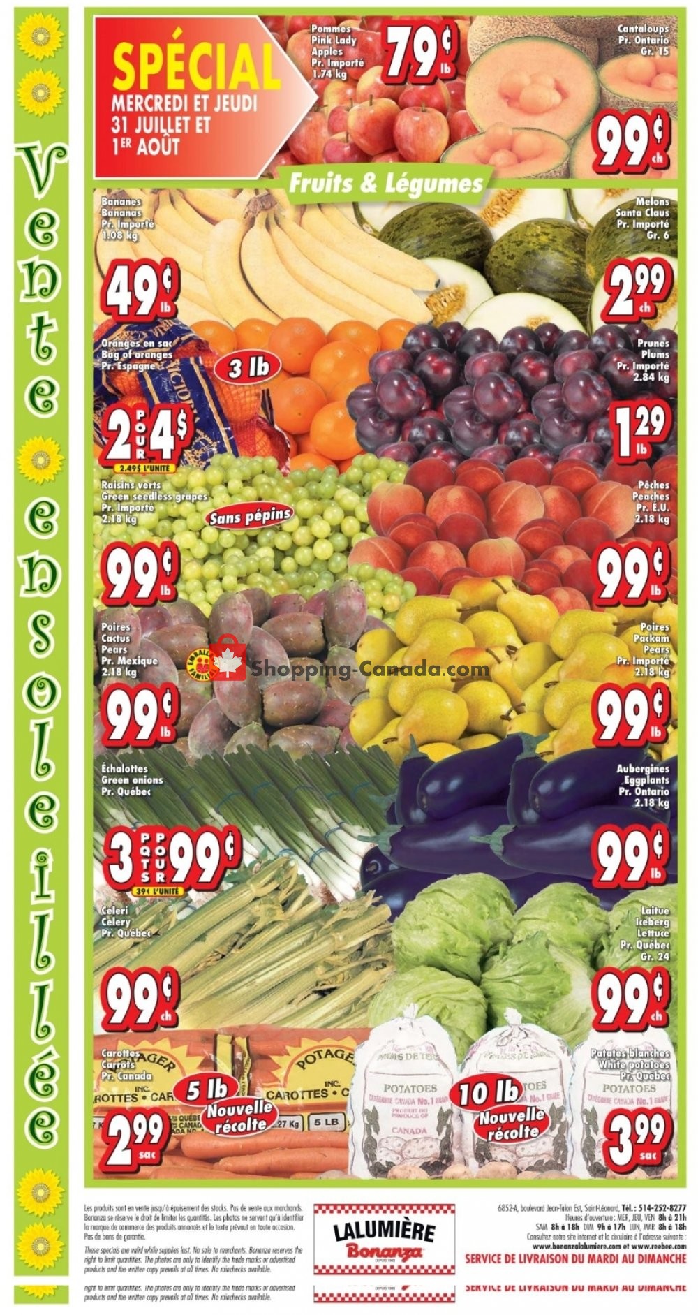 Bonanza Lalumière flyer from Wednesday July 31, 2019 to Tuesday August 6, 2019 - page 6