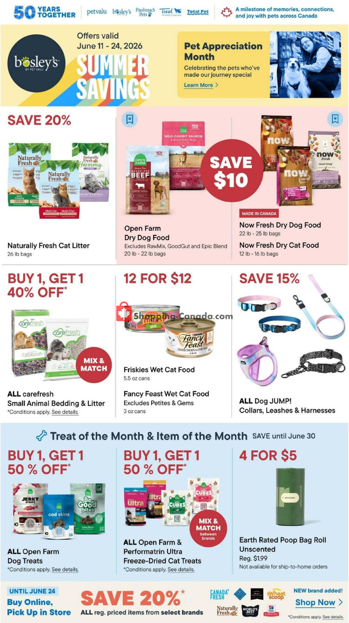 Bosley’s flyer from Thursday June 11, 2026 to Wednesday June 24, 2026 - page 1