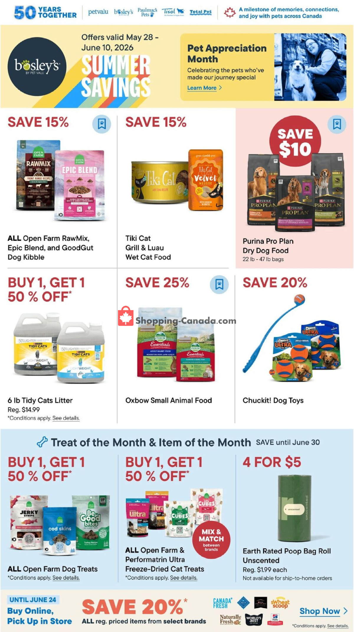 Bosley’s flyer from Thursday May 28, 2026 to Wednesday June 10, 2026 - page 1