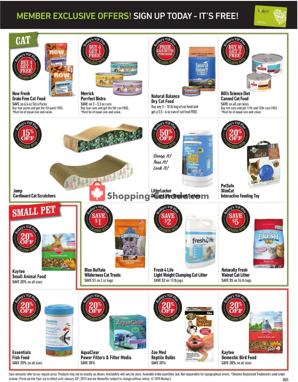 Bosley’s flyer from Monday January 21, 2019 to Wednesday January 30, 2019 - page 2