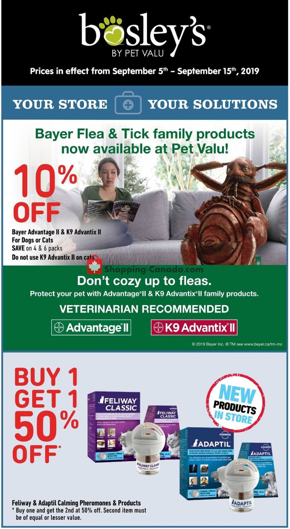 Bosley’s flyer from Thursday September 5, 2019 to Sunday September 15, 2019 - page 1