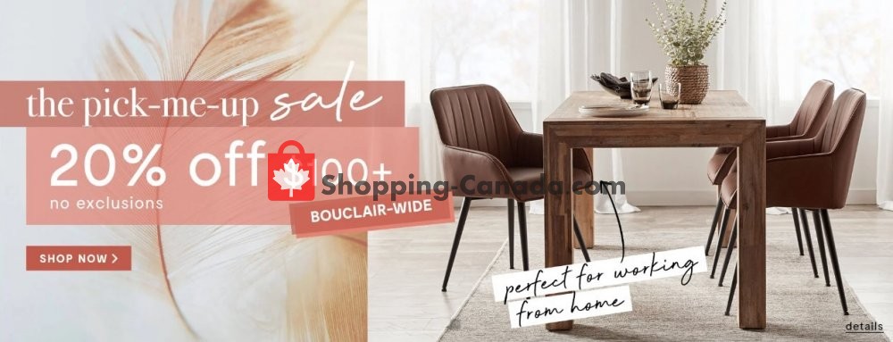 Bouclair flyer from Wednesday April 22, 2020 to Tuesday April 28, 2020 - page 2