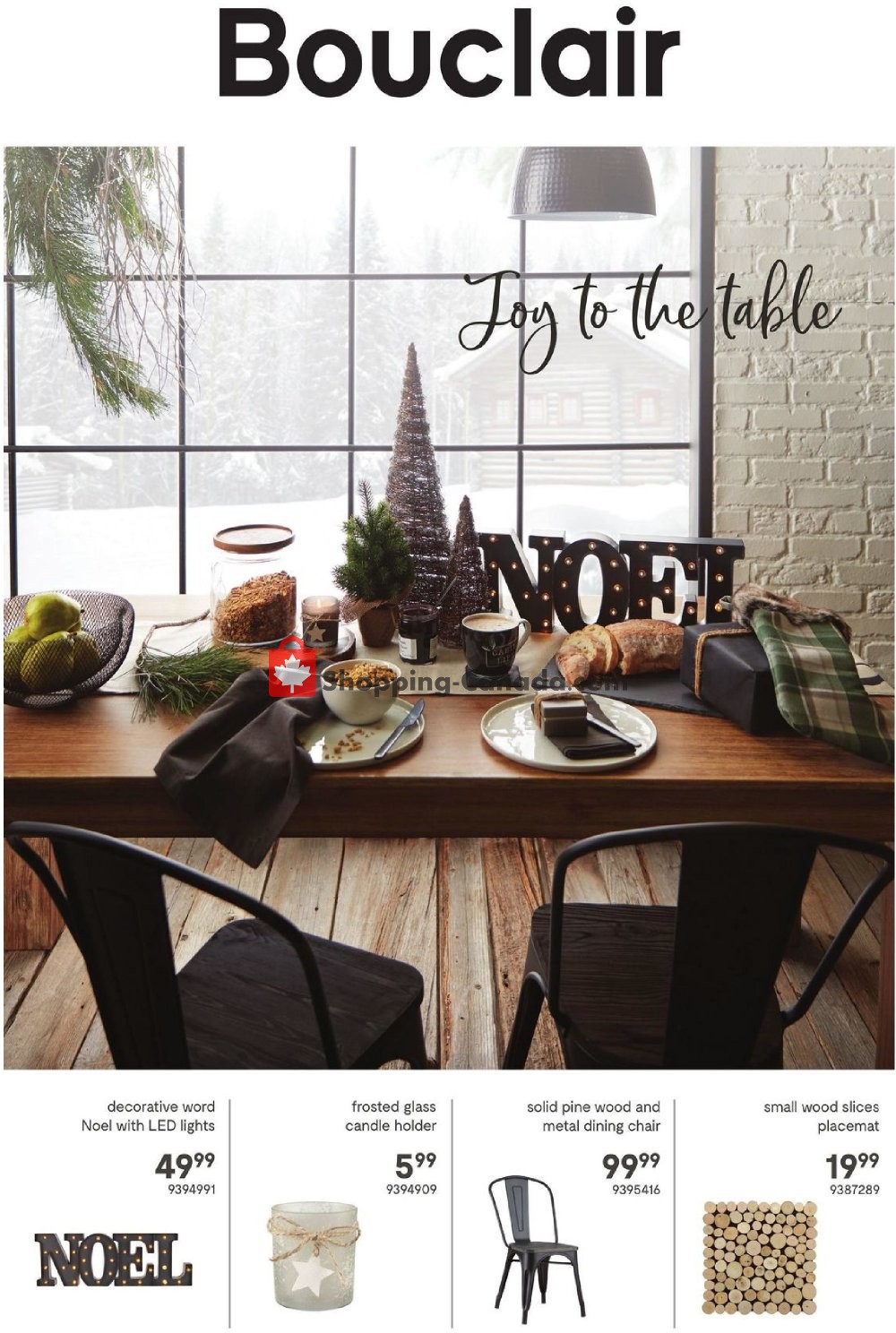 Bouclair Canada, flyer (Special Offer) December 14 December 24