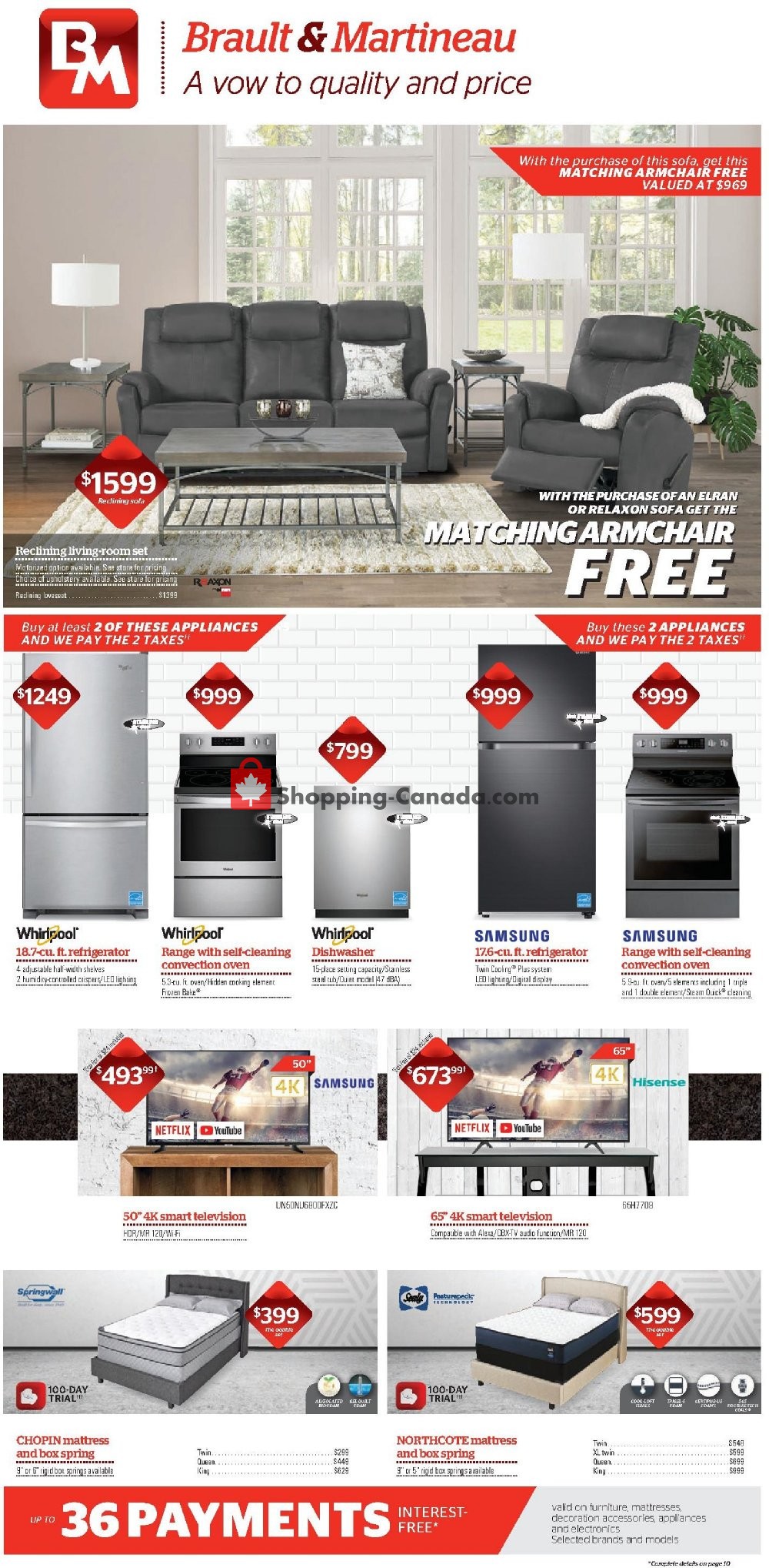 Brault & Martineau flyer from Monday February 3, 2020 to Wednesday February 26, 2020 - page 1