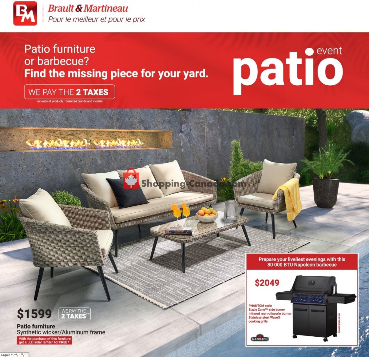 Brault & Martineau flyer from Monday March 14, 2022 to Wednesday August 3, 2022 - page 1
