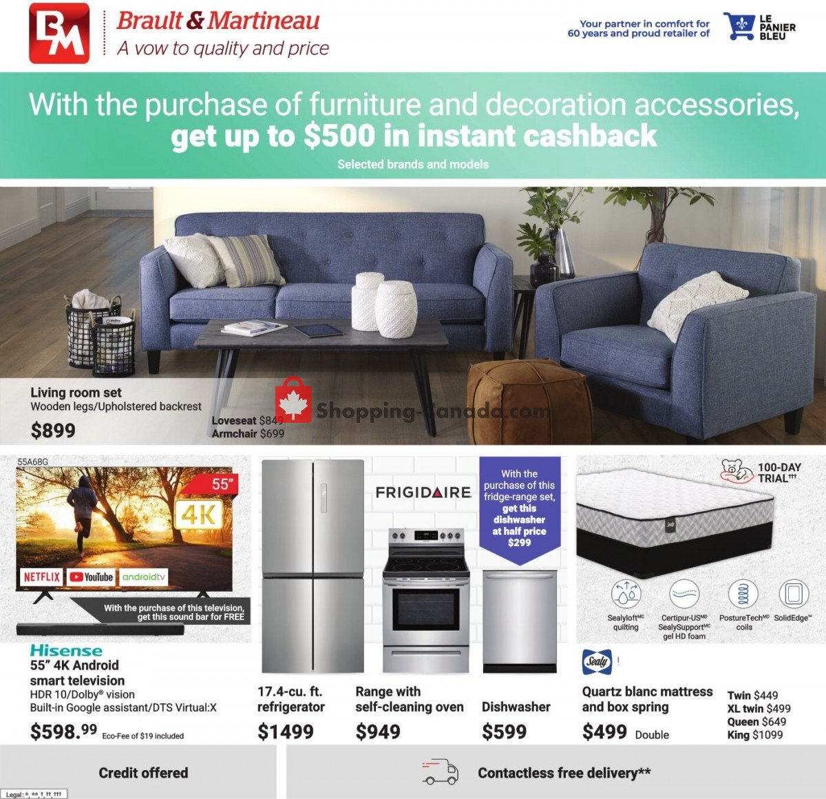 Brault & Martineau flyer from Tuesday October 12, 2021 to Wednesday November 3, 2021 - page 1