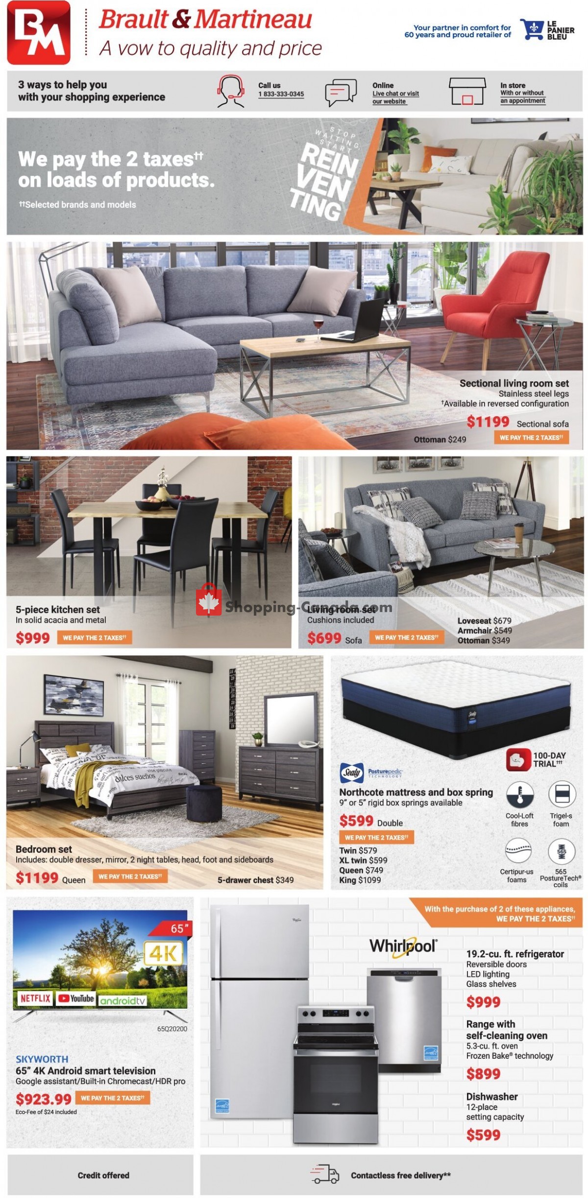 Brault & Martineau flyer from Thursday April 22, 2021 to Thursday May 20, 2021 - page 1