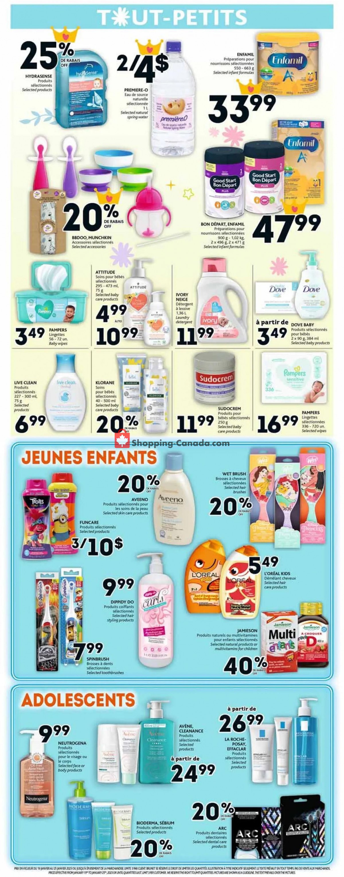 Brunet flyer from Thursday January 19, 2023 to Wednesday January 25, 2023 - page 10