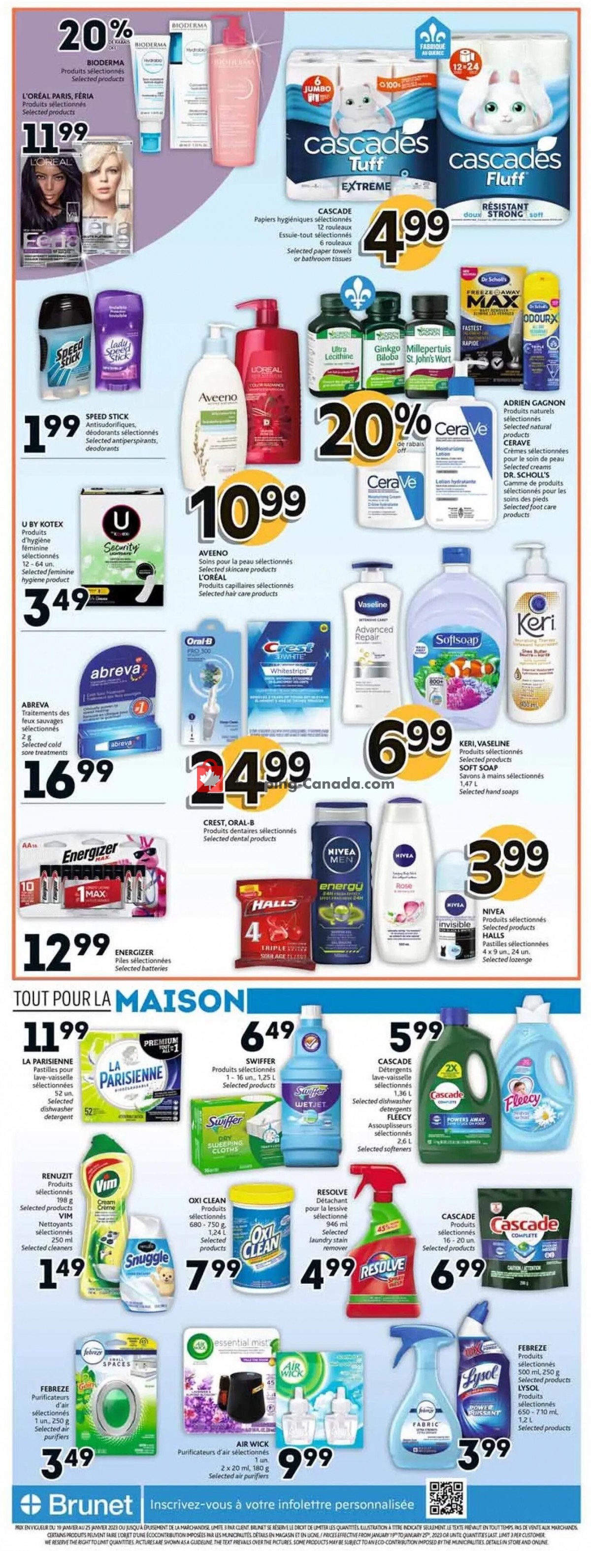 Brunet flyer from Thursday January 19, 2023 to Wednesday January 25, 2023 - page 3