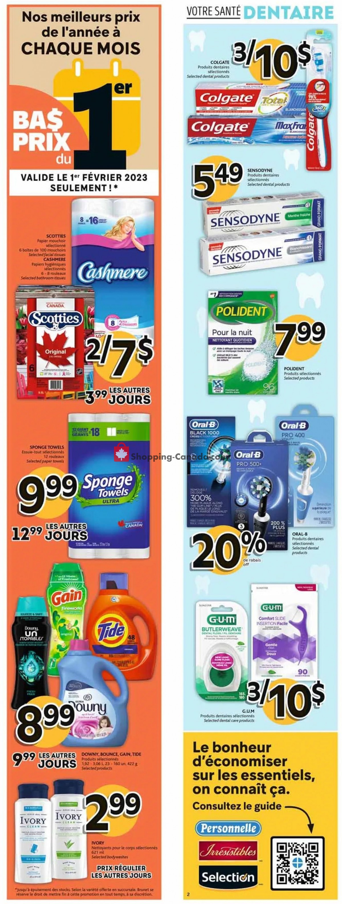 Brunet flyer from Thursday January 26, 2023 to Wednesday February 1, 2023 - page 2