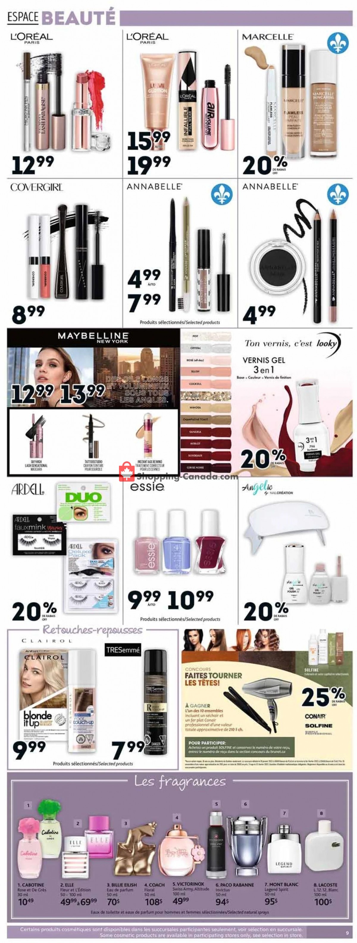 Brunet flyer from Thursday January 26, 2023 to Wednesday February 1, 2023 - page 9