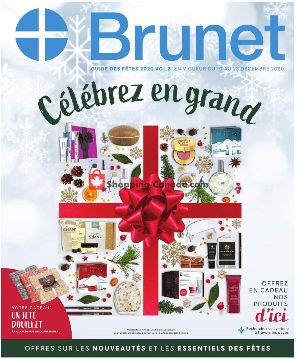 Canada, flyer (Celebrez En Grand) December 10 December 23