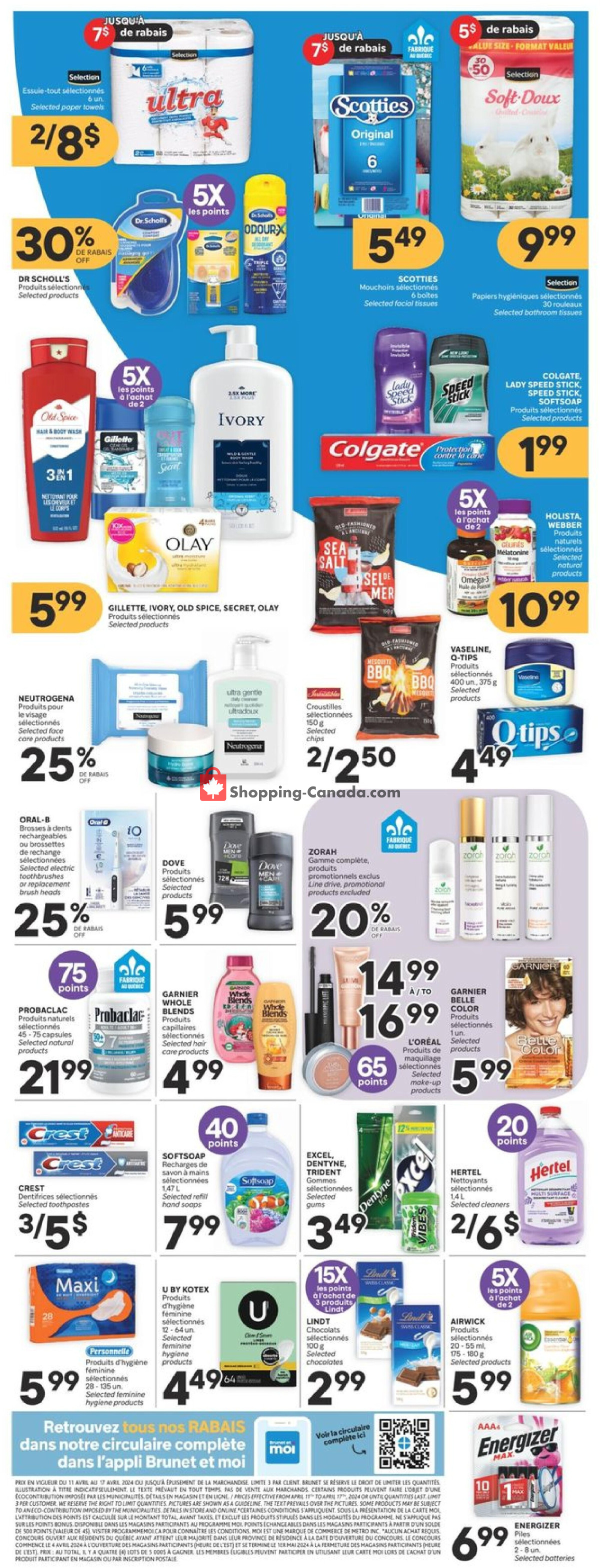 Brunet flyer from Thursday April 11, 2024 to Wednesday April 17, 2024 - page 9