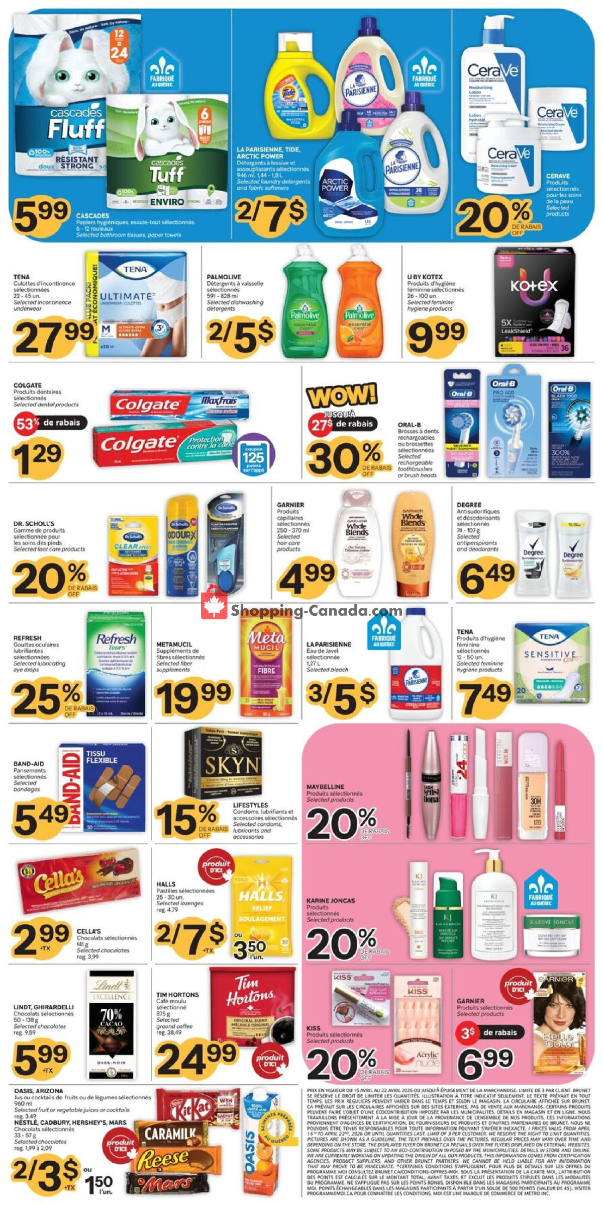 Brunet flyer from Thursday April 16, 2026 to Wednesday April 22, 2026 - page 2