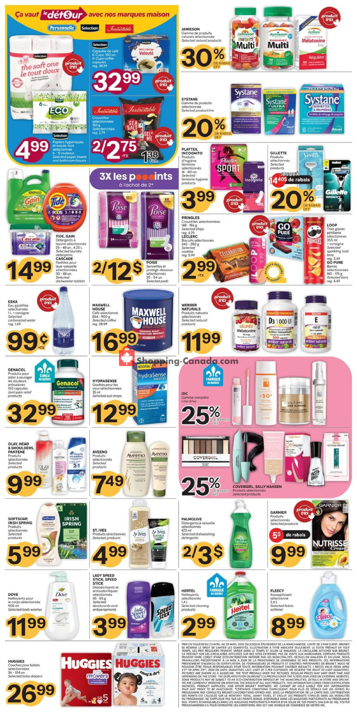 Brunet flyer from Thursday April 23, 2026 to Wednesday April 29, 2026 - page 2