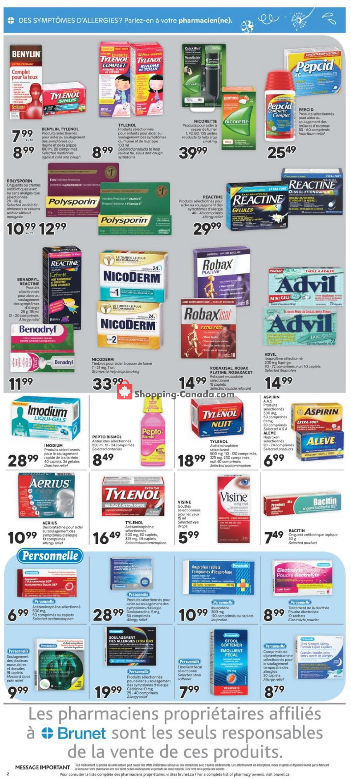 Brunet flyer from Thursday April 25, 2024 to Wednesday May 1, 2024 - page 4