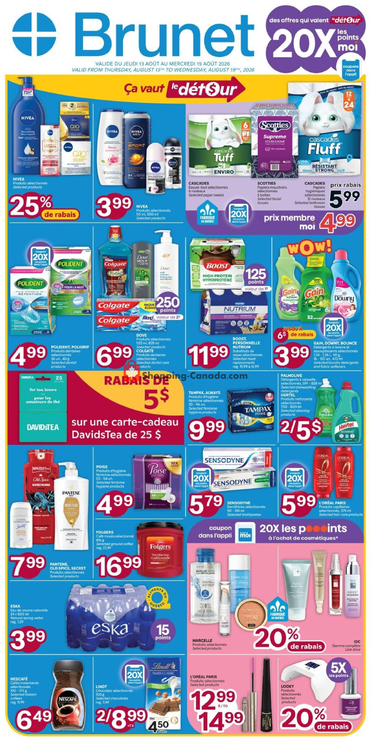Brunet flyer from Thursday August 13, 2026 to Wednesday August 19, 2026 - page 1