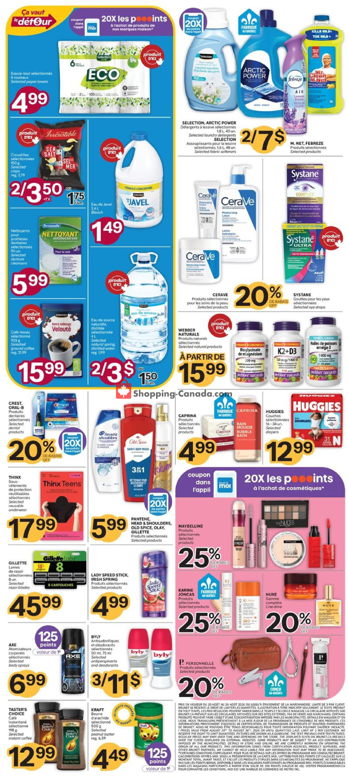 Brunet flyer from Thursday August 20, 2026 to Wednesday August 26, 2026 - page 9