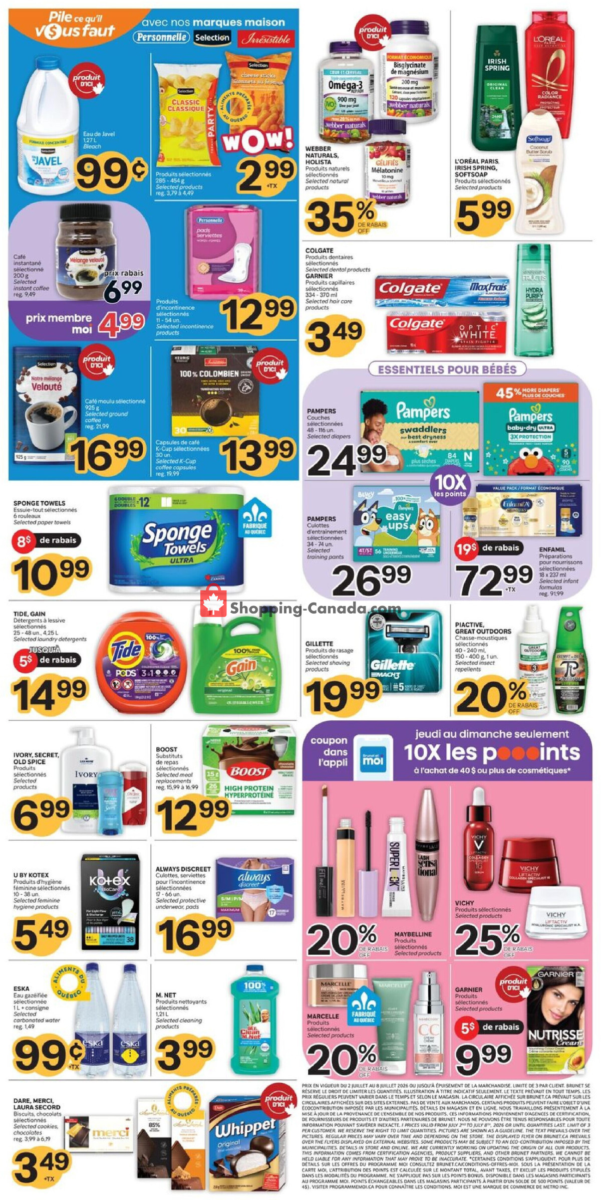Brunet flyer from Thursday July 2, 2026 to Wednesday July 8, 2026 - page 8