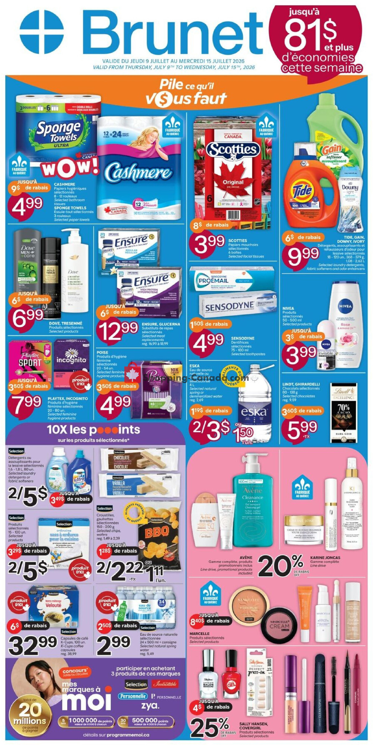 Brunet flyer from Thursday July 9, 2026 to Wednesday July 15, 2026 - page 1