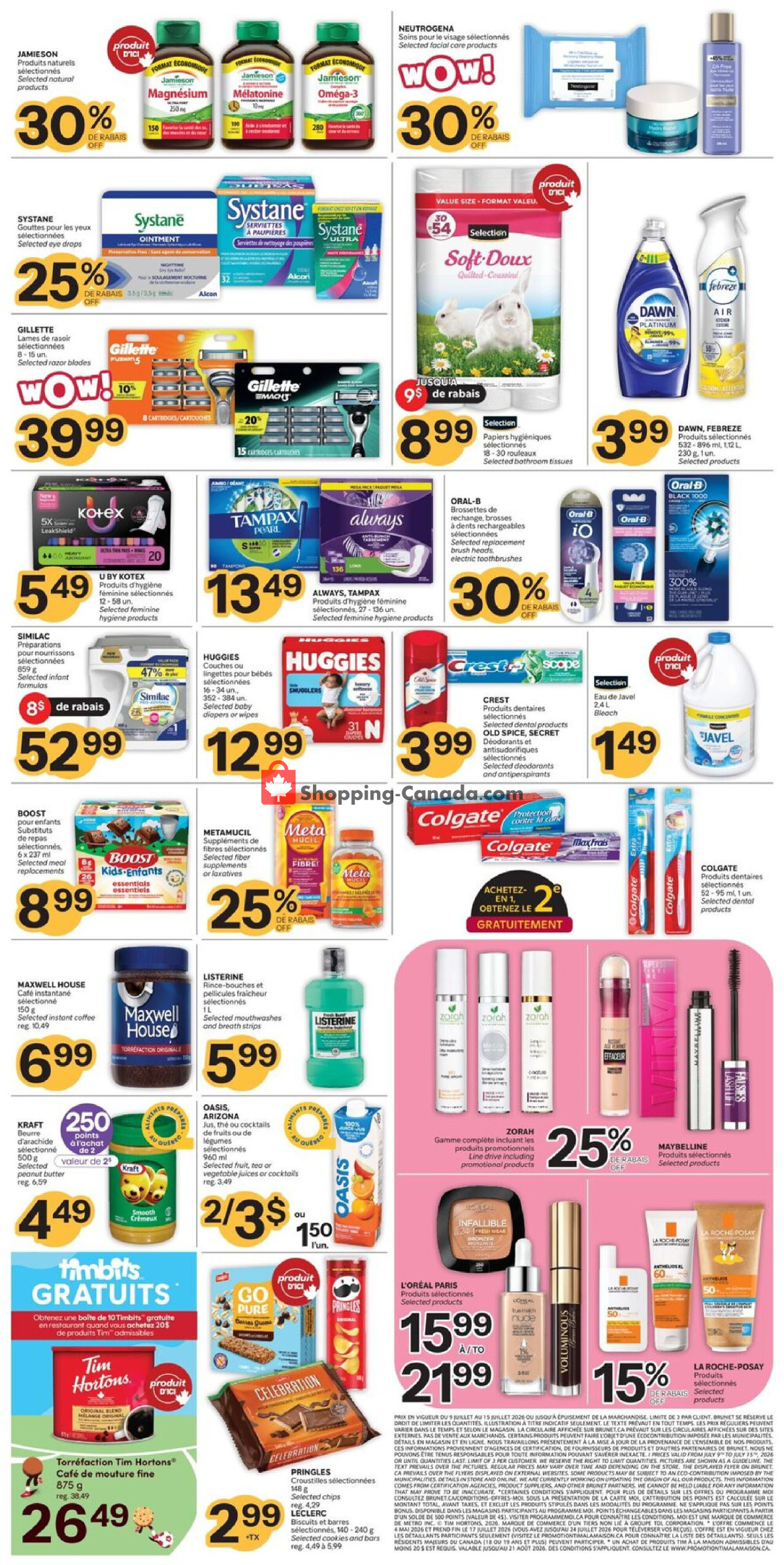 Brunet flyer from Thursday July 9, 2026 to Wednesday July 15, 2026 - page 8