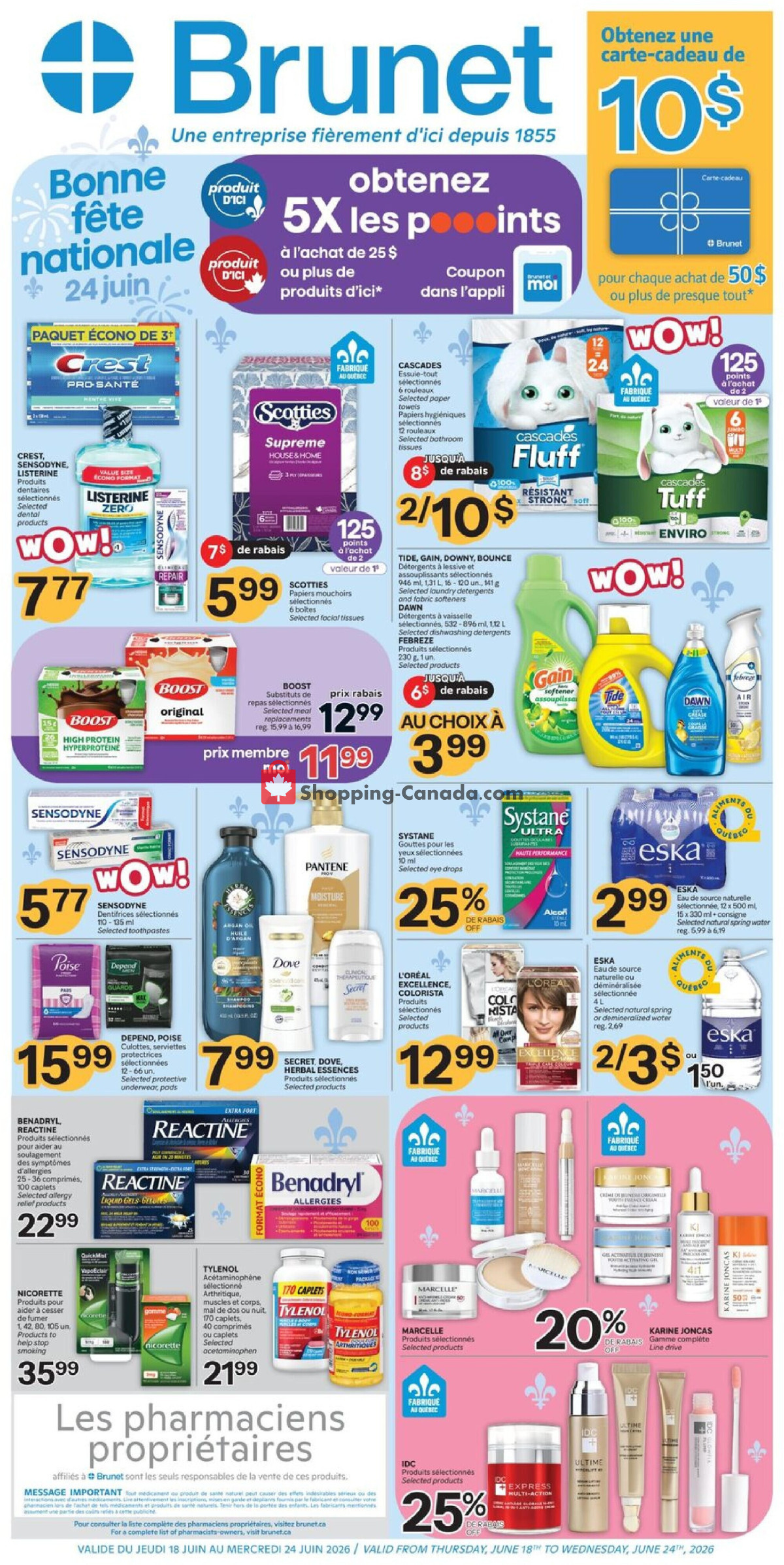 Brunet flyer from Thursday June 18, 2026 to Wednesday June 24, 2026 - page 1