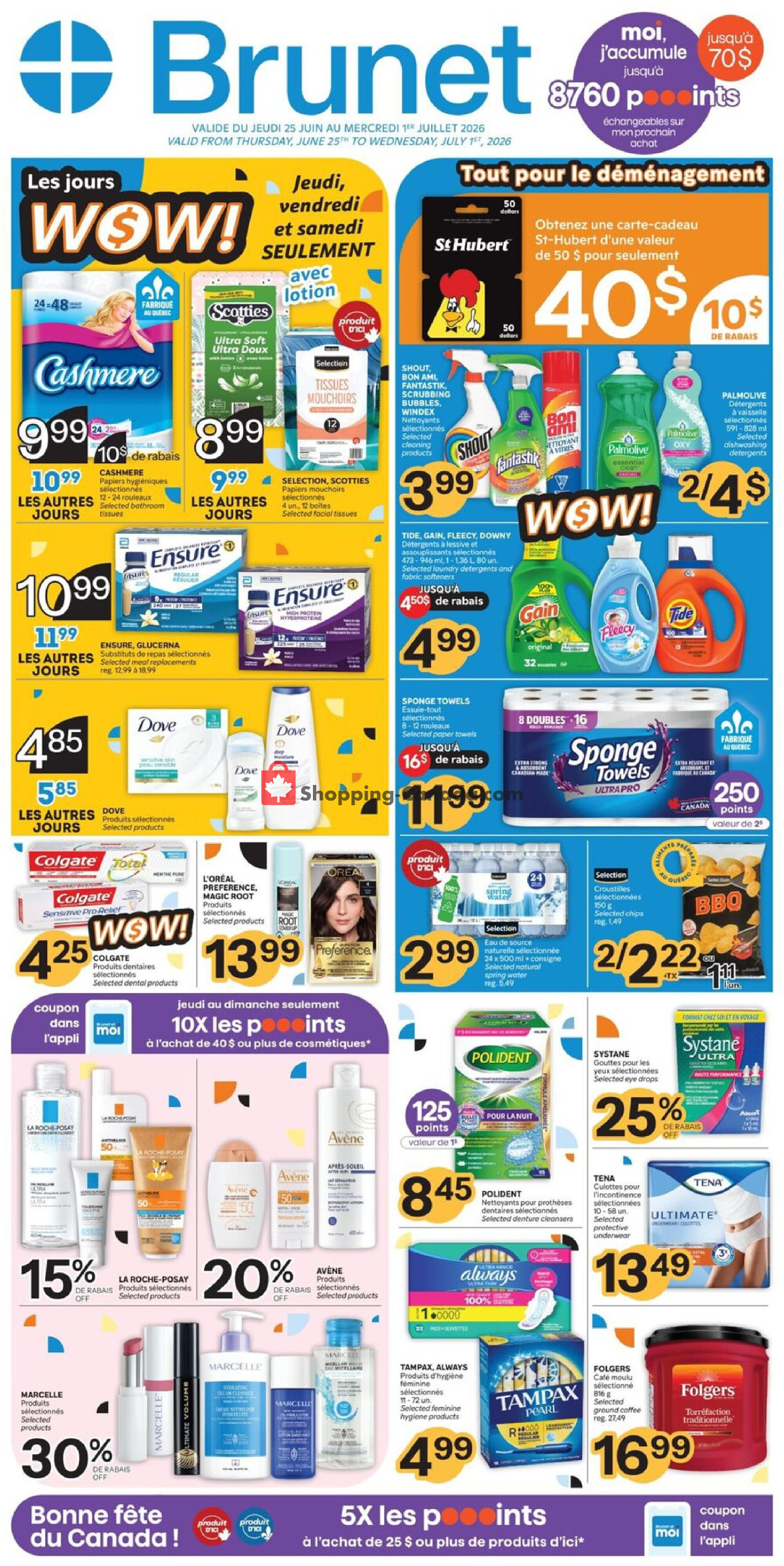 Brunet flyer from Thursday June 25, 2026 to Wednesday July 1, 2026 - page 1
