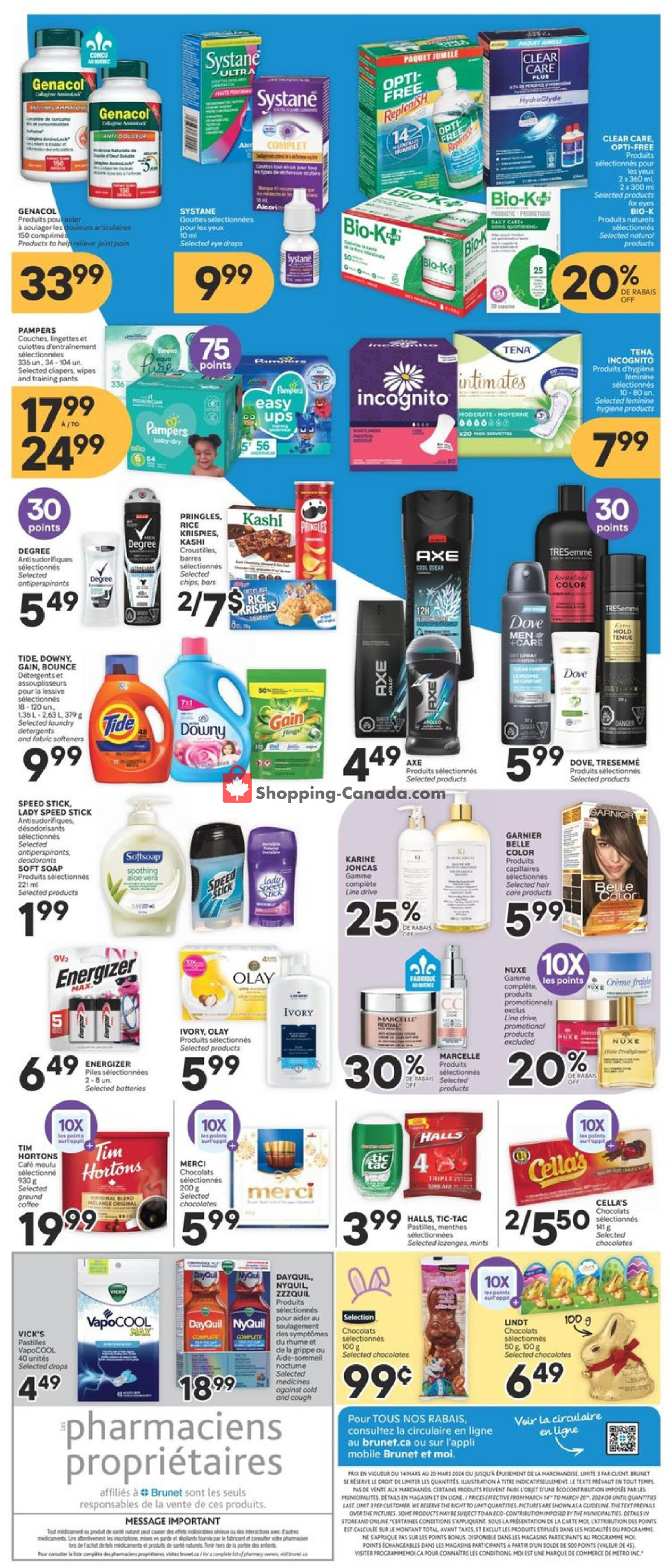 Brunet flyer from Thursday March 14, 2024 to Wednesday March 20, 2024 - page 10