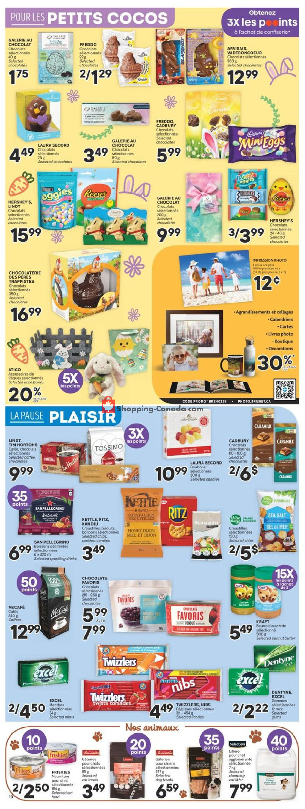 Brunet flyer from Thursday March 28, 2024 to Wednesday April 3, 2024 - page 10