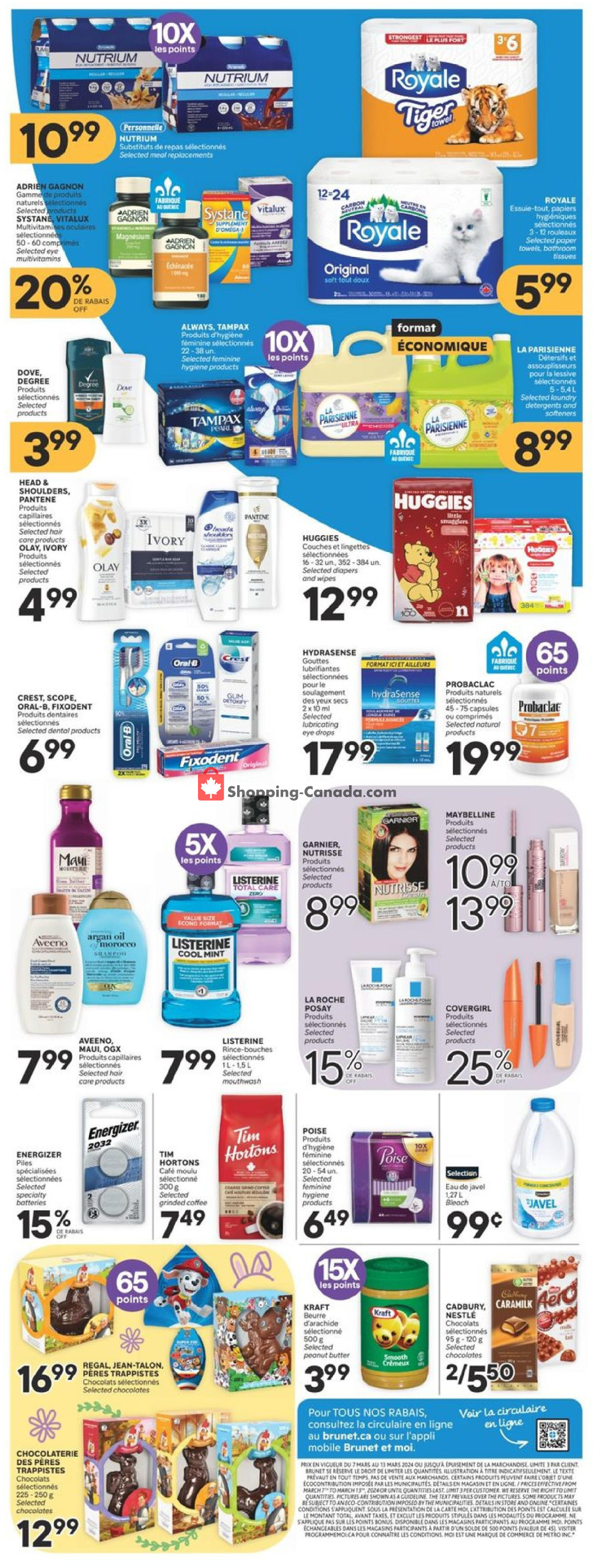 Brunet flyer from Thursday March 7, 2024 to Wednesday March 13, 2024 - page 2