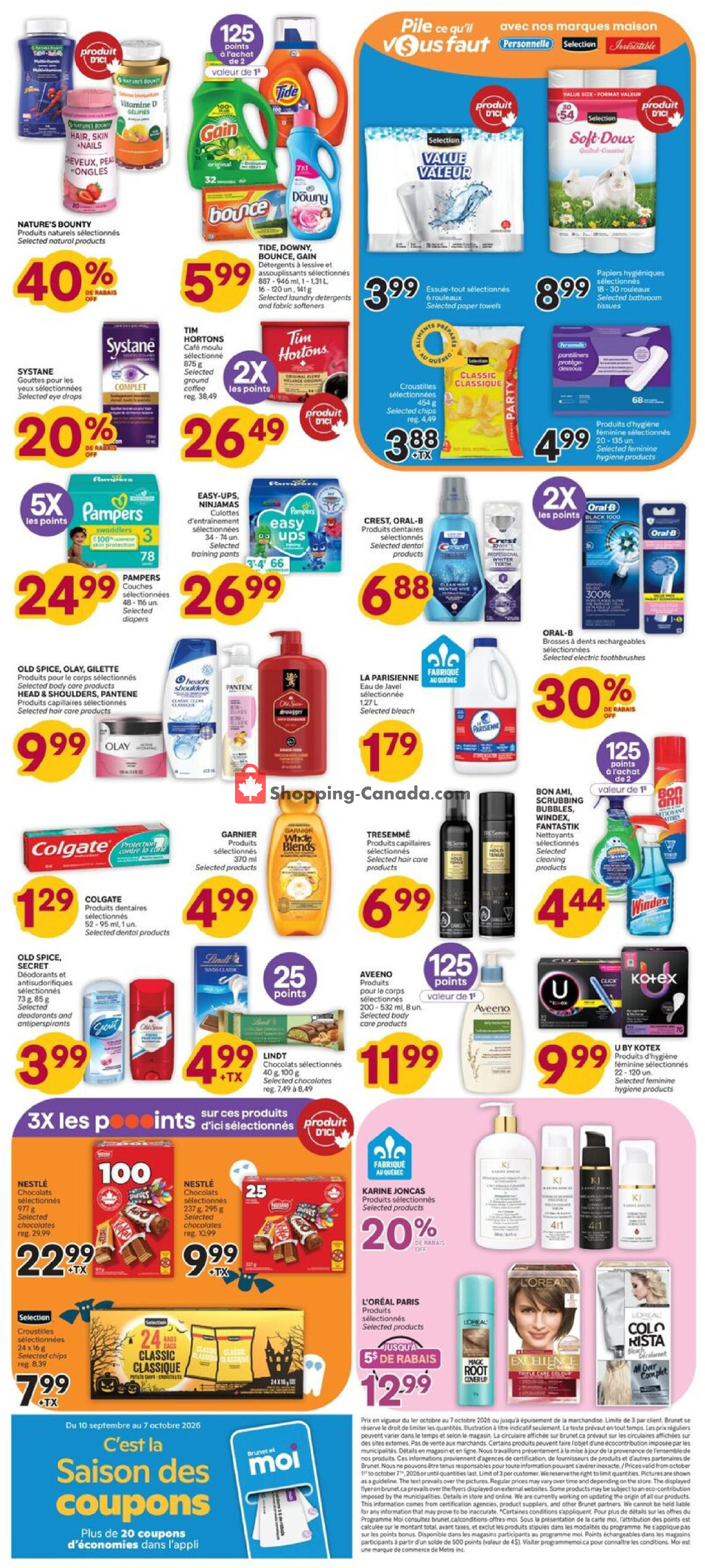 Brunet flyer from Thursday October 1, 2026 to Wednesday October 7, 2026 - page 2