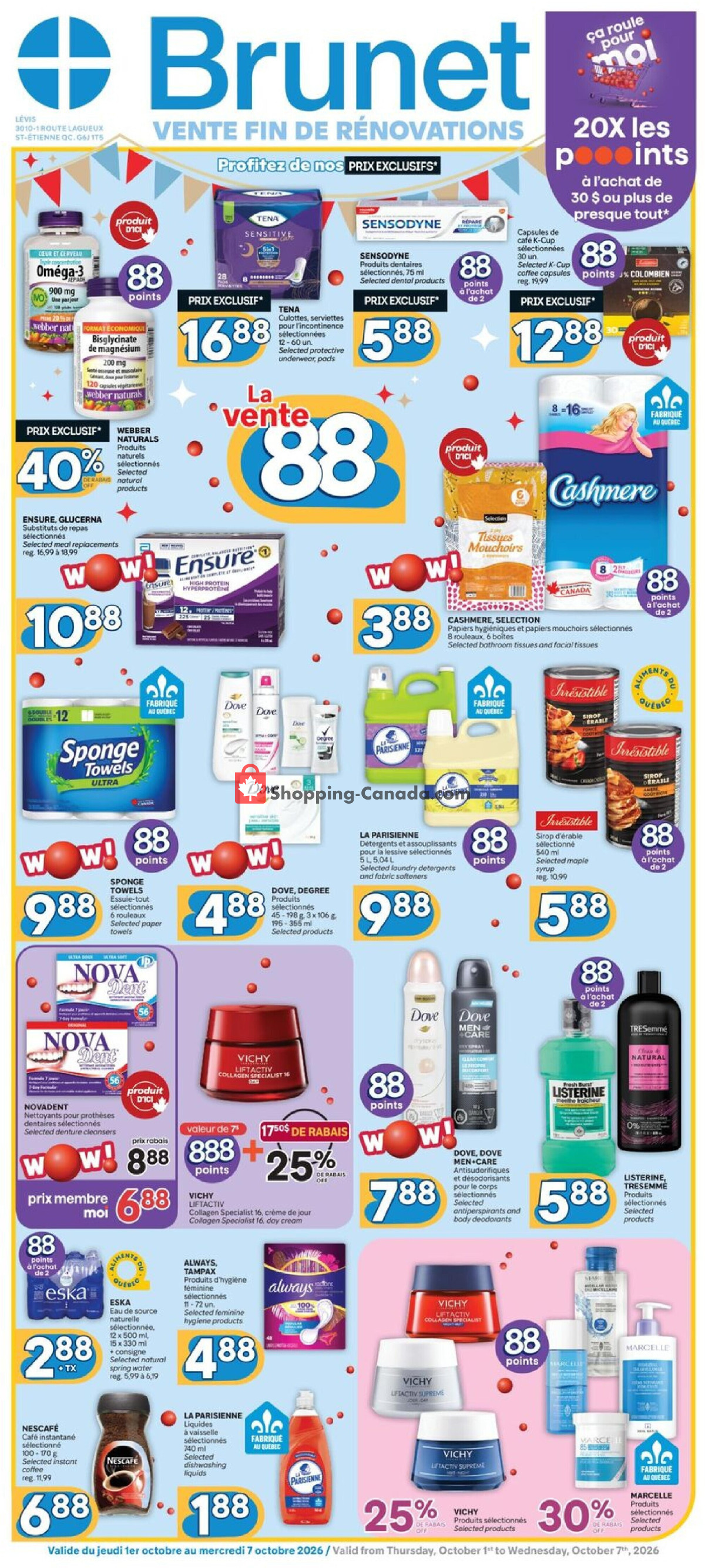 Brunet flyer from Thursday October 1, 2026 to Wednesday October 7, 2026 - page 3