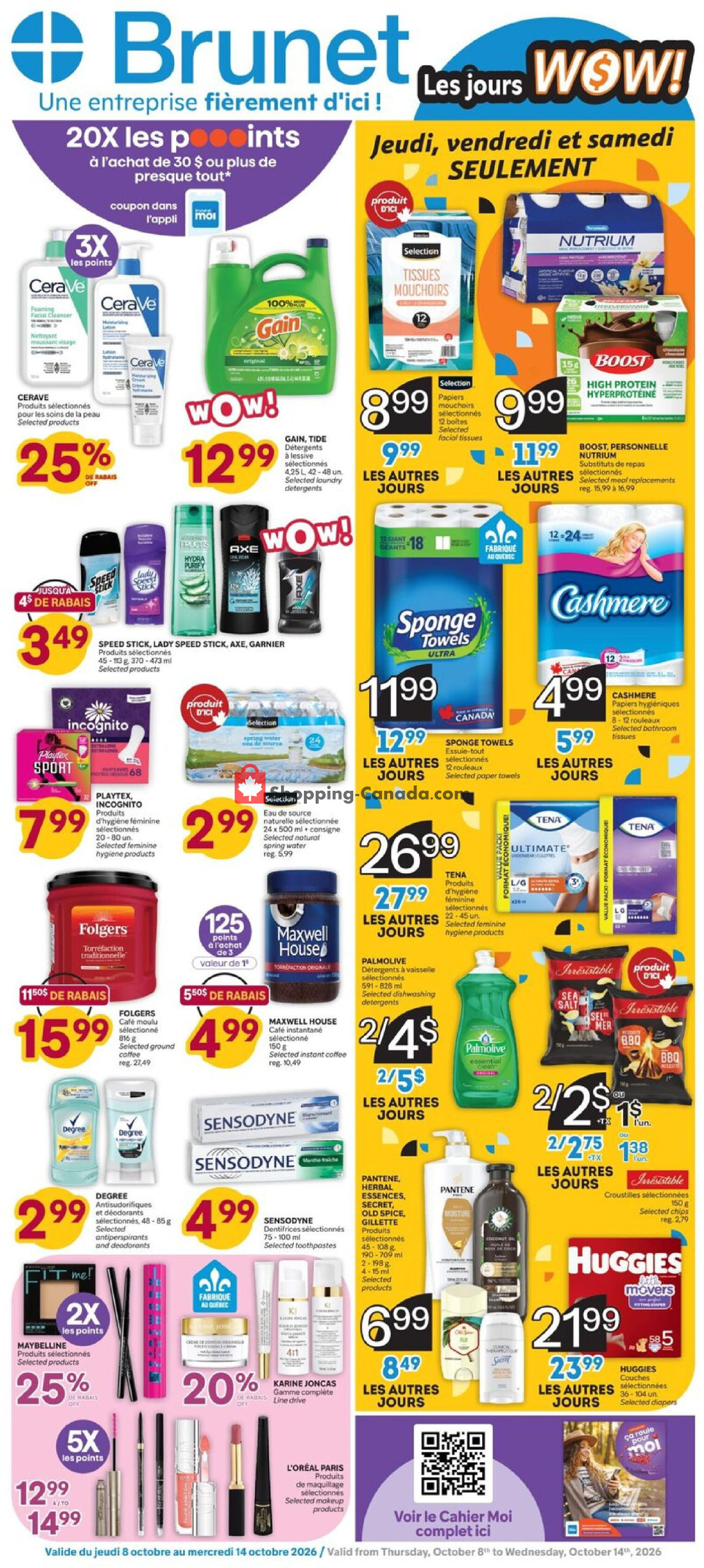 Brunet flyer from Thursday October 8, 2026 to Wednesday October 14, 2026 - page 1
