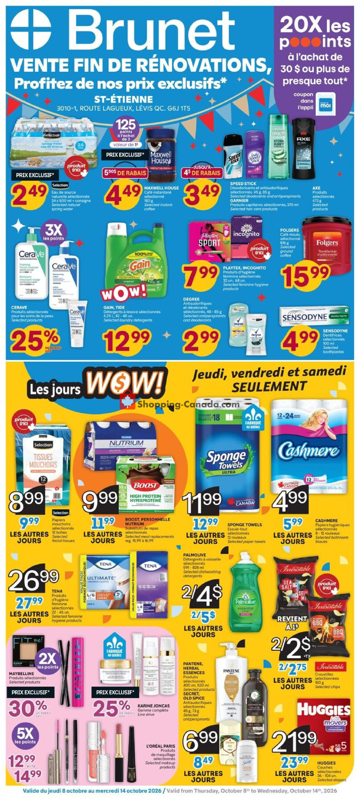 Brunet flyer from Thursday October 8, 2026 to Wednesday October 14, 2026 - page 2