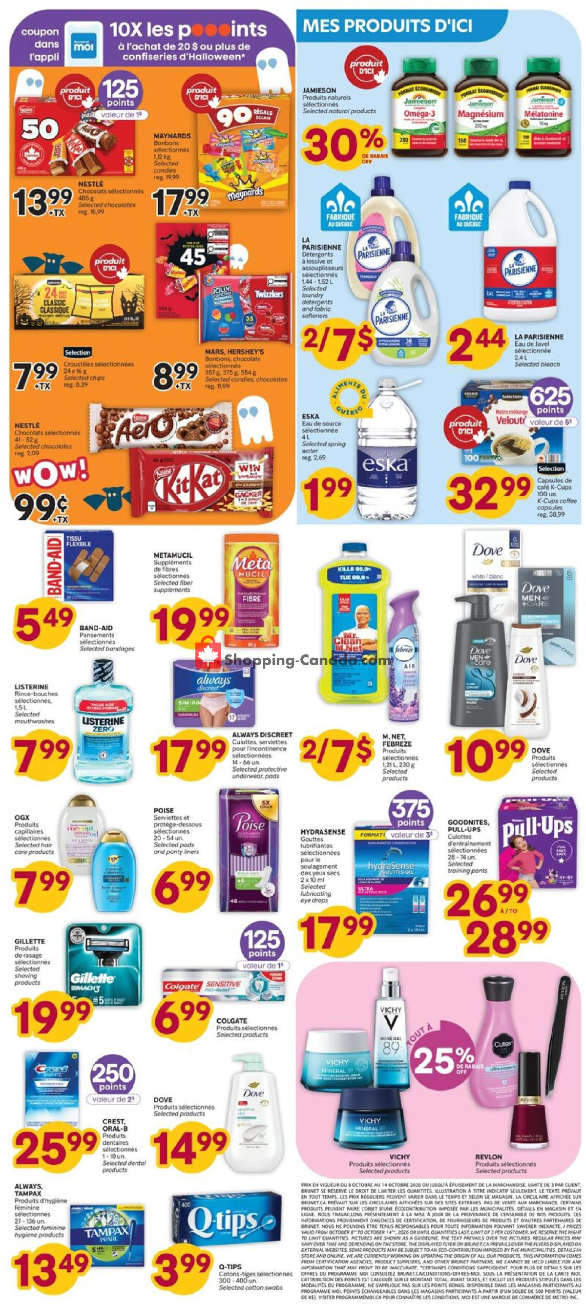 Brunet flyer from Thursday October 8, 2026 to Wednesday October 14, 2026 - page 8