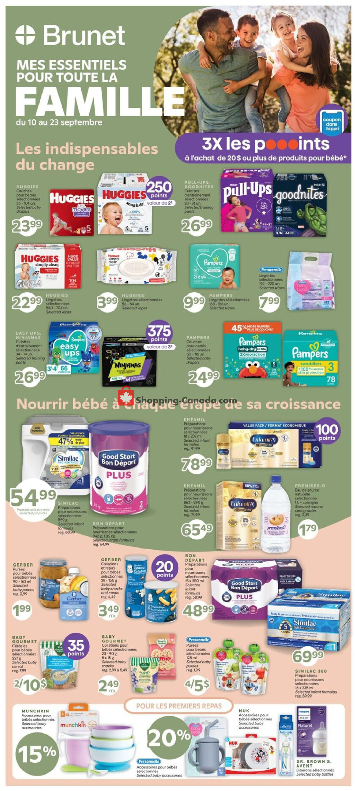 Brunet flyer from Thursday September 10, 2026 to Wednesday September 23, 2026 - page 1