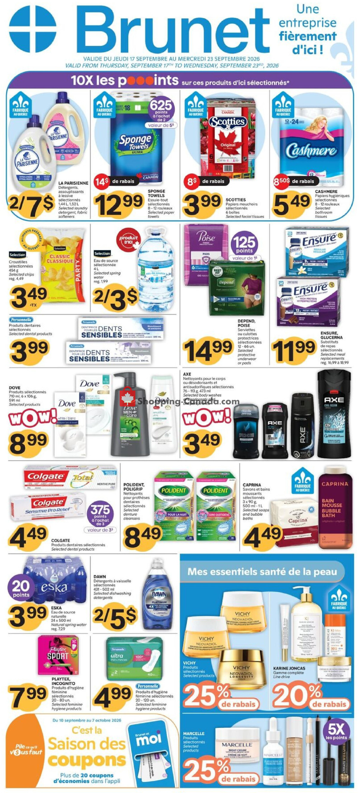 Brunet flyer from Thursday September 17, 2026 to Wednesday September 23, 2026 - page 1