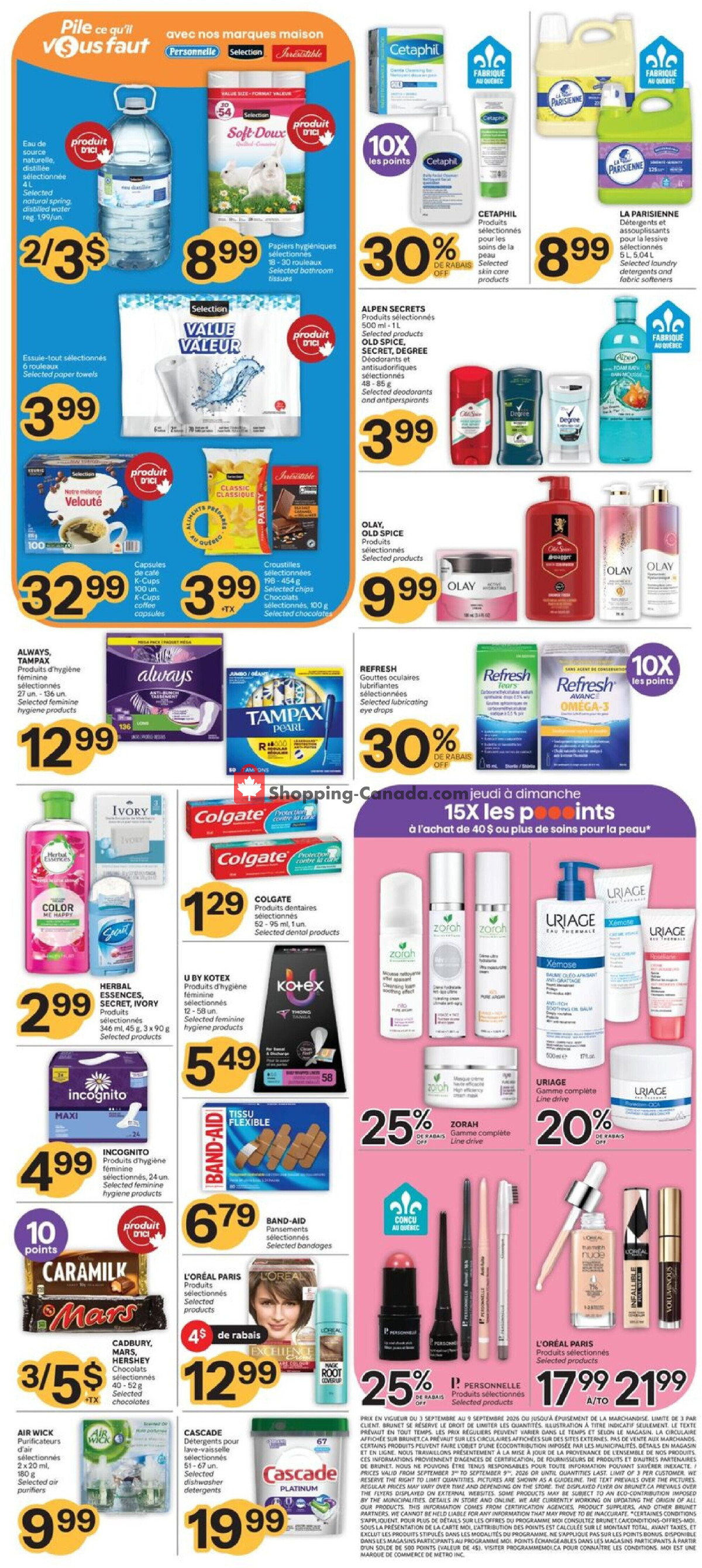 Brunet flyer from Thursday September 3, 2026 to Wednesday September 9, 2026 - page 2