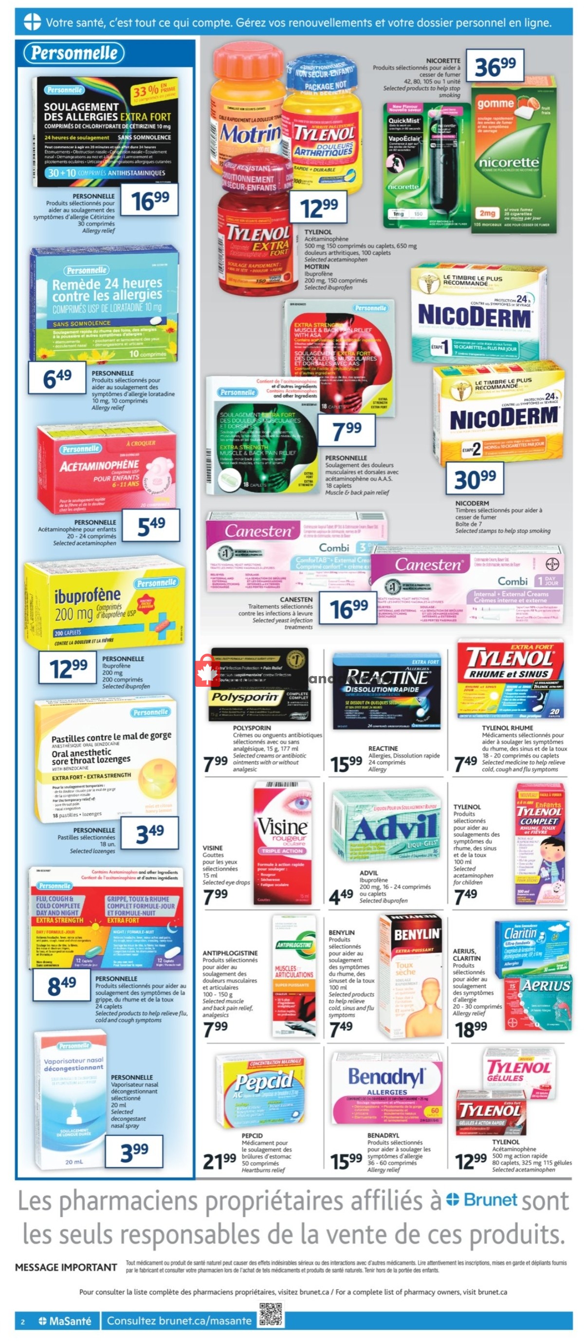 Brunet flyer from Thursday September 16, 2021 to Wednesday September 22, 2021 - page 4