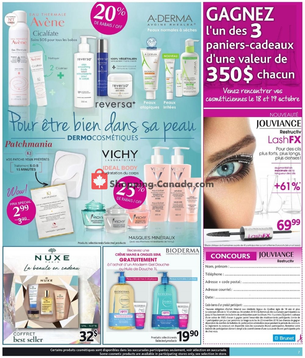 Brunet flyer from Thursday October 18, 2018 to Wednesday October 24, 2018 - page 7