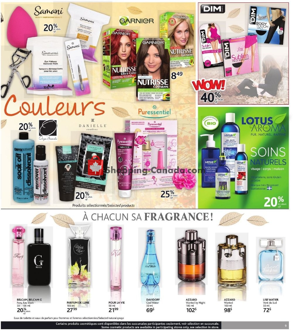 Brunet flyer from Thursday October 18, 2018 to Wednesday October 24, 2018 - page 9