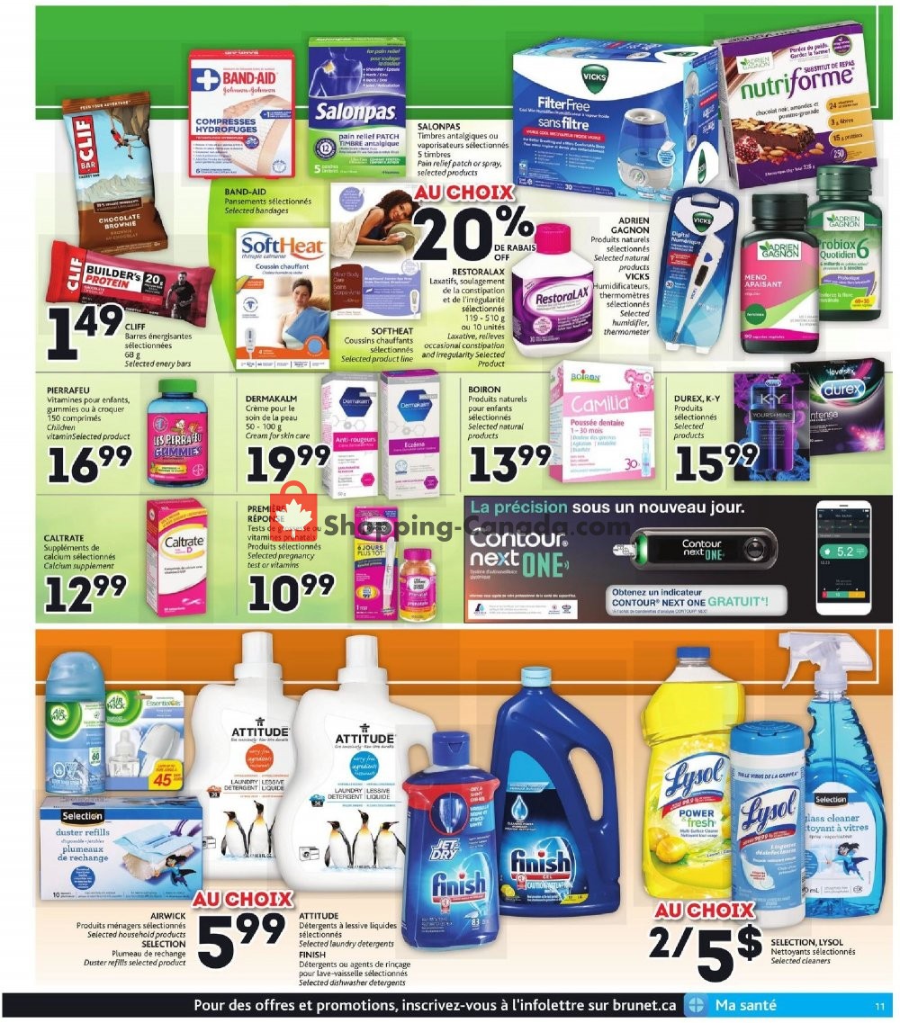 Brunet flyer from Thursday October 25, 2018 to Wednesday October 31, 2018 - page 11