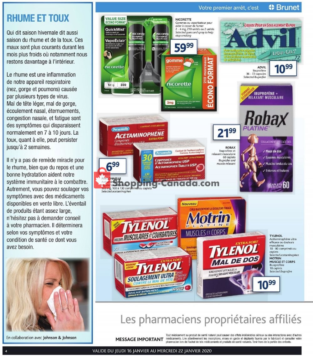 Brunet flyer from Thursday January 16, 2020 to Wednesday January 22, 2020 - page 4